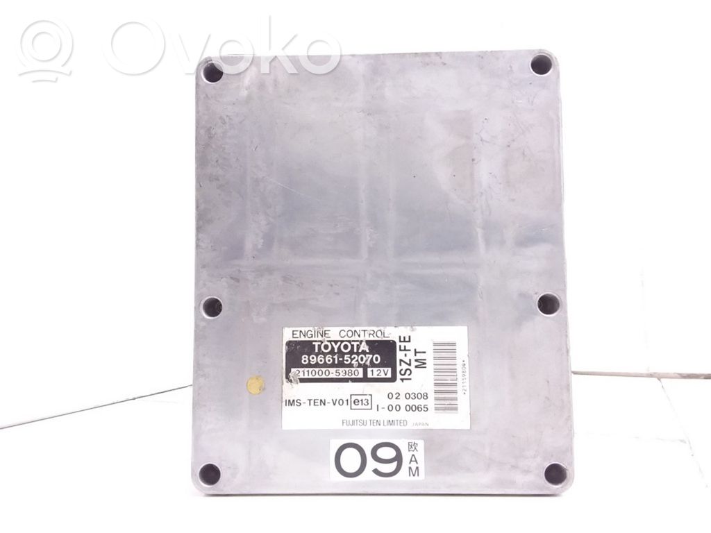 Toyota Yaris Engine control unit/module 