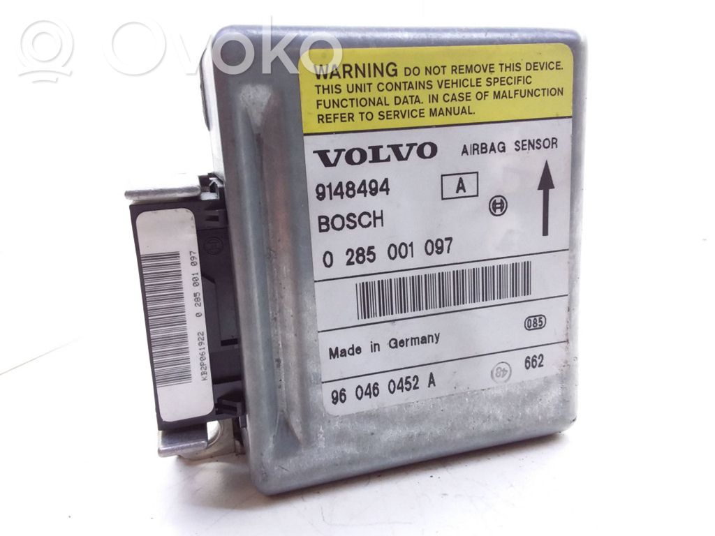 Volvo 850 Airbag control unit/module 