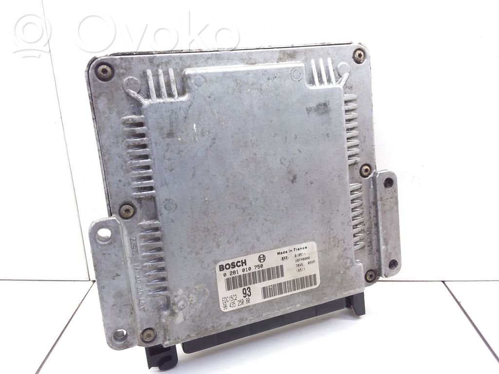 Engine control unit/module   9643525080,0281010750