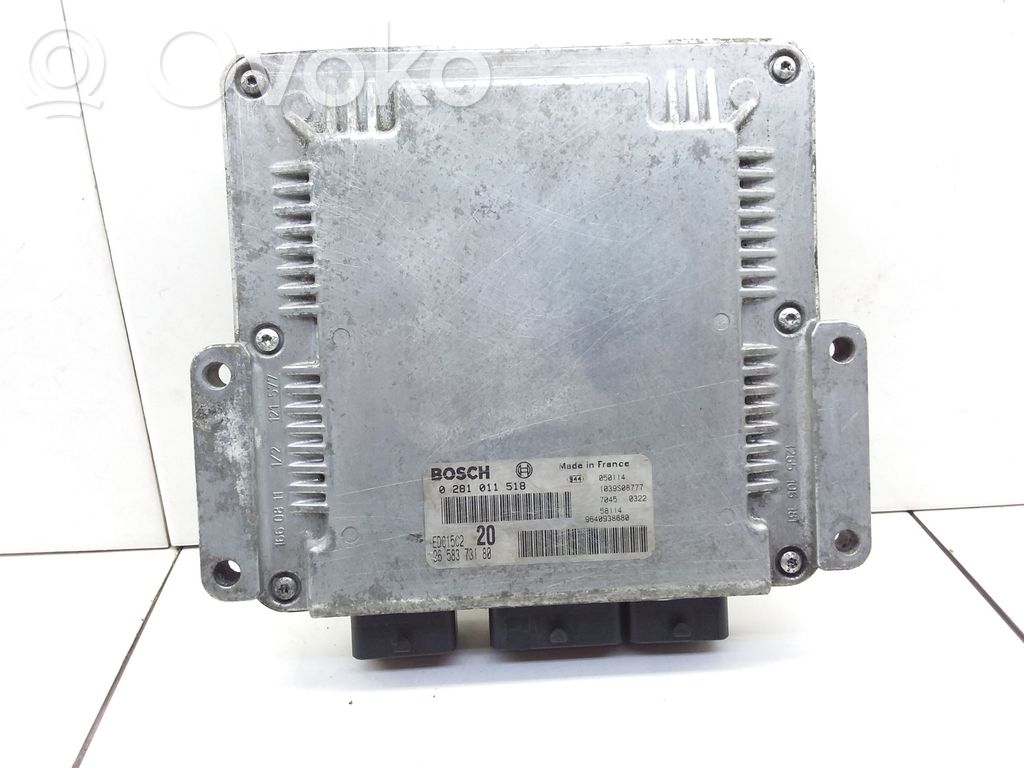 Engine control unit/module   9658373180,0281011518