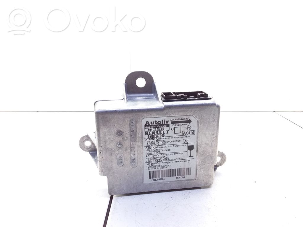Renault Megane II Airbag control unit/module 