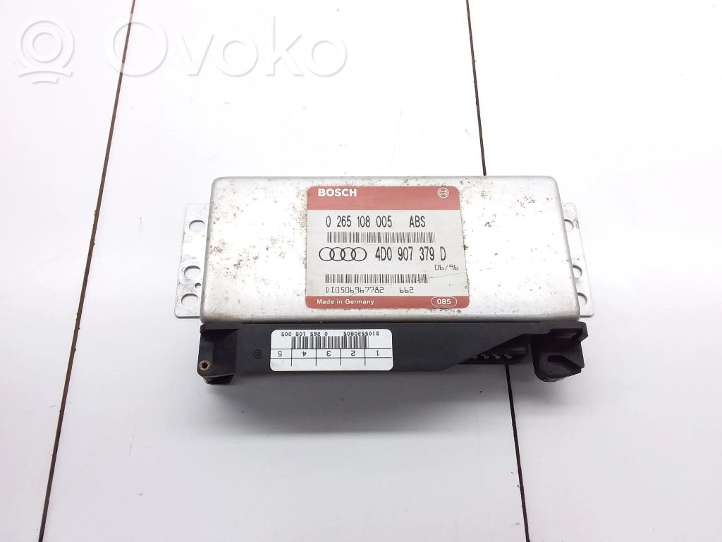ABS control unit/module   4D0907379D,0265108005