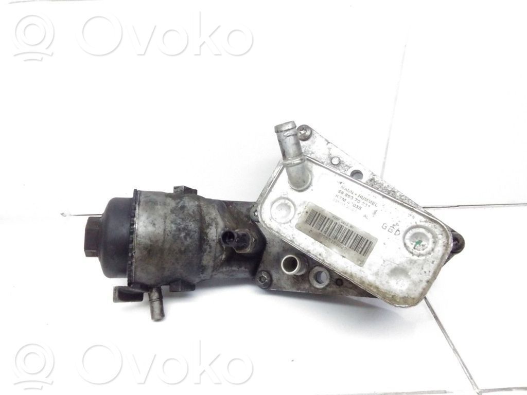 Opel Zafira B Oil filter mounting bracket 