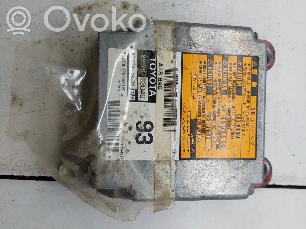 Toyota Corolla Verso E121 Module de contrôle airbag 
