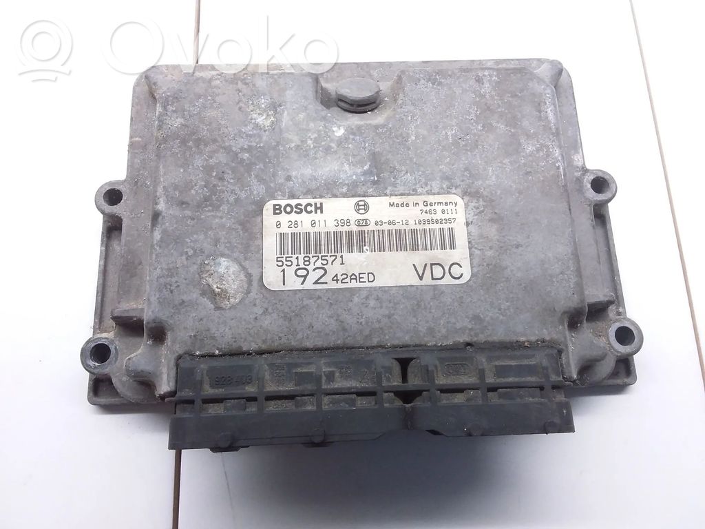 Fiat Stilo Engine control unit/module 