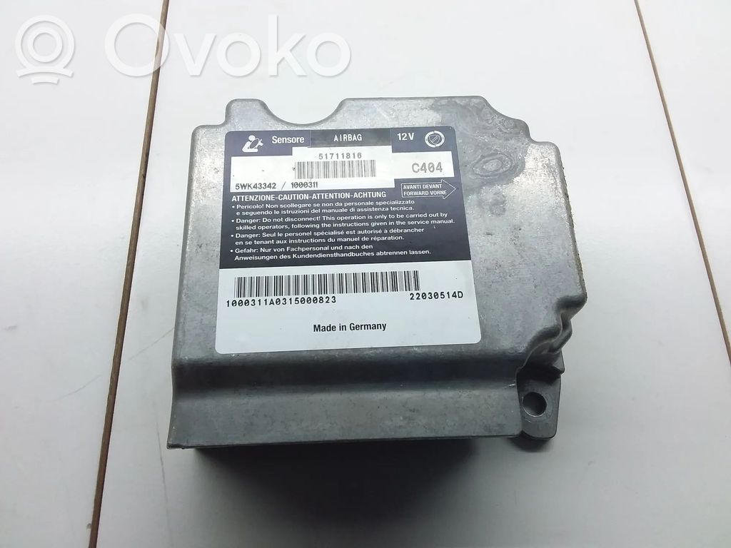 Fiat Stilo Airbag control unit/module 