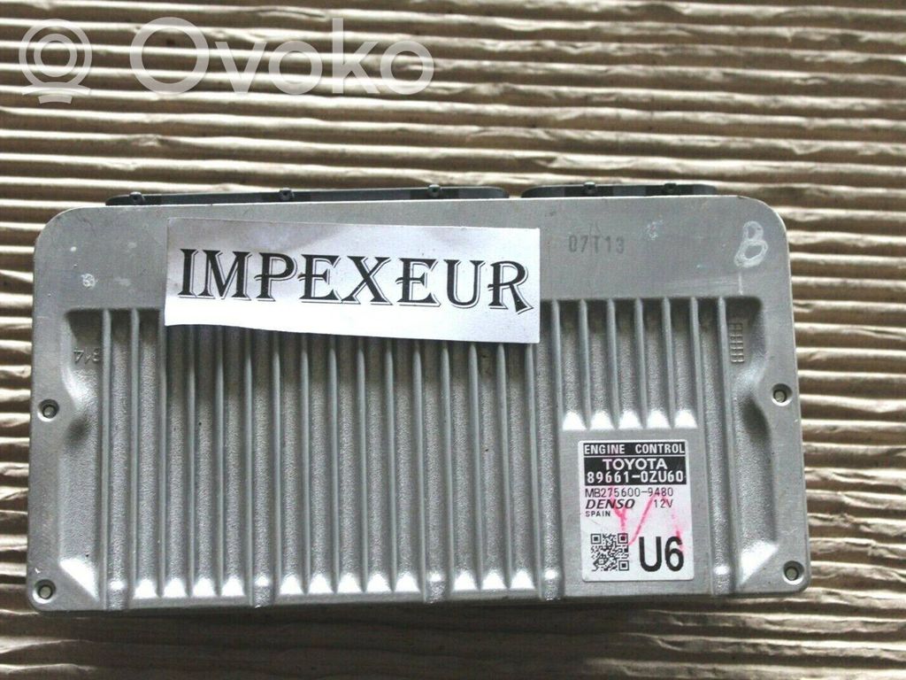 Toyota Auris E180 Engine control unit/module 