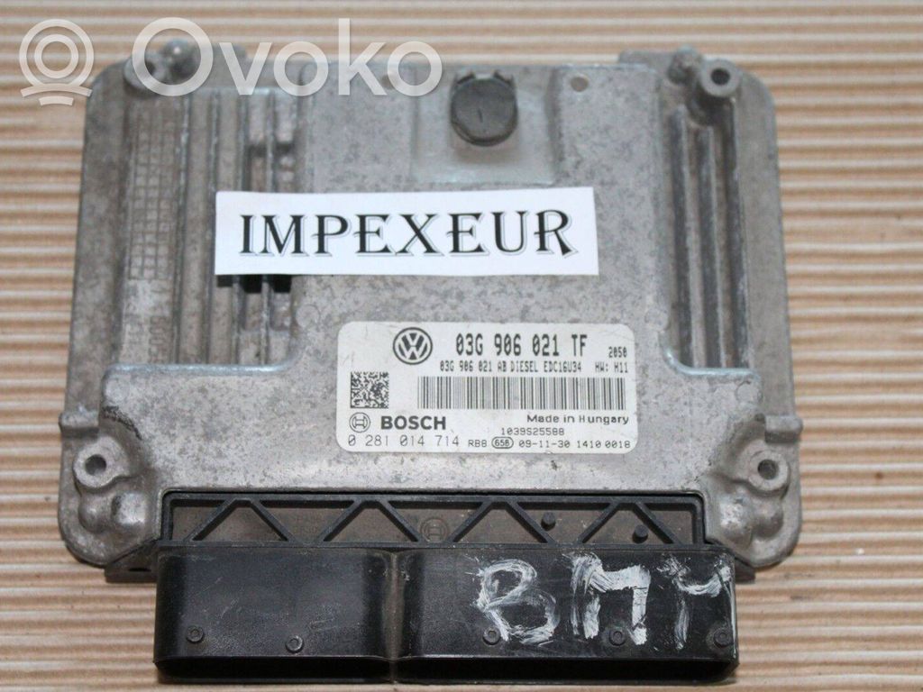 Skoda Octavia Mk2 (1Z) Engine control unit/module 