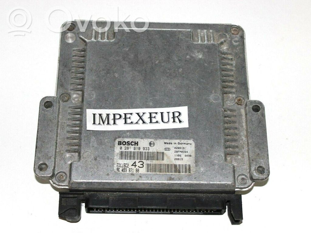 Peugeot 607 Engine control unit/module 