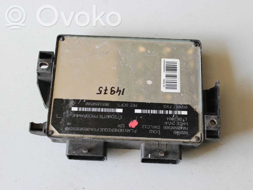 Citroen Berlingo Engine control unit/module 