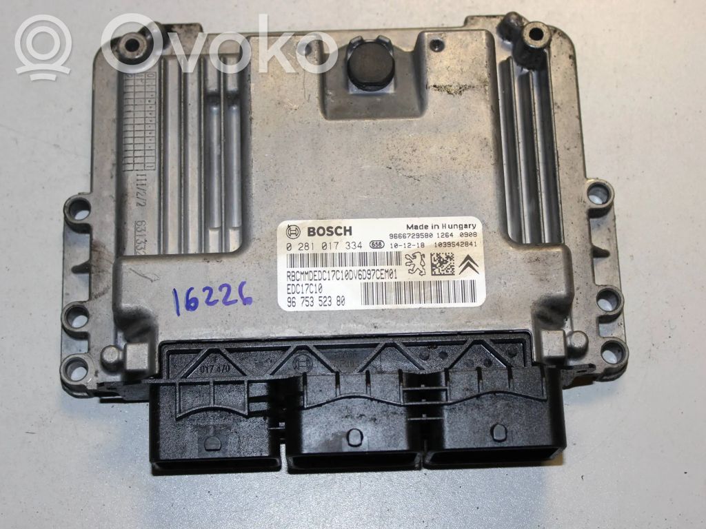 Citroen Berlingo Engine control unit/module 