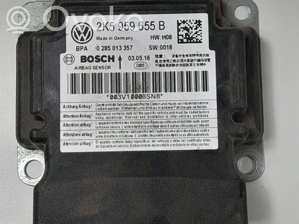Volkswagen Amarok Airbag control unit/module 