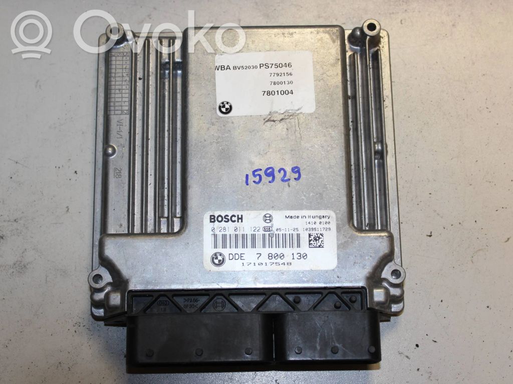 Engine control unit/module   7800130,171017548,0281011122