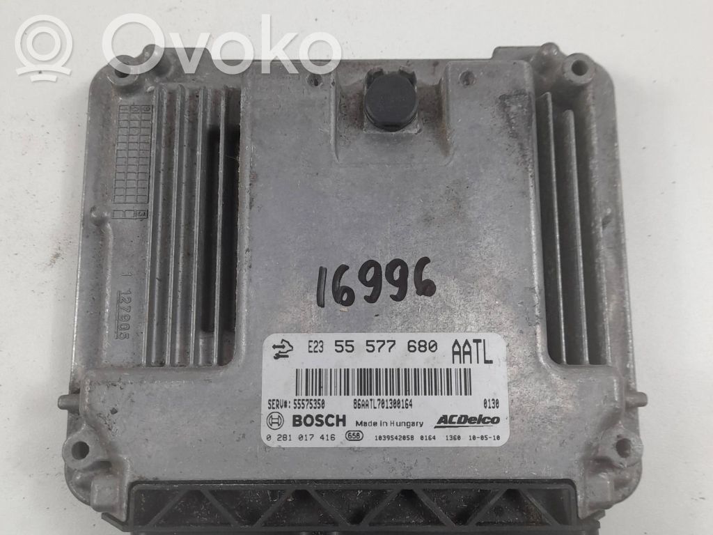 Opel Astra J Engine control unit/module 