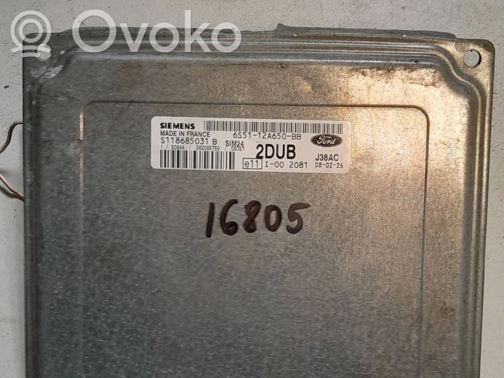 Ford Ka Engine control unit/module 