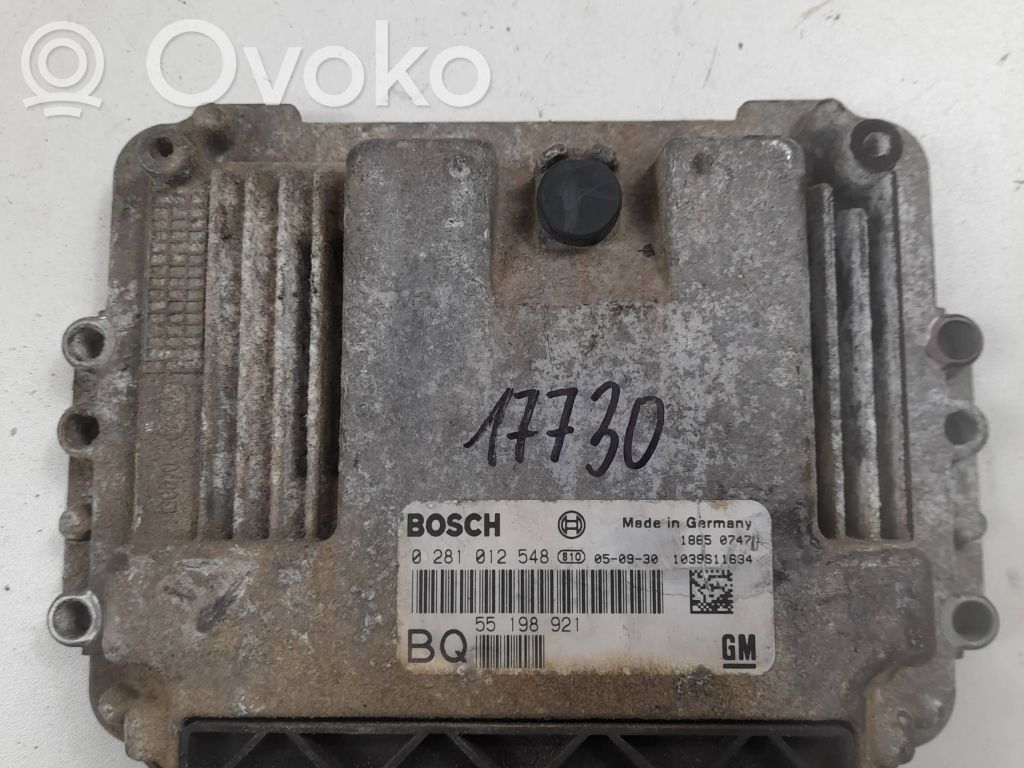 Opel Astra H Engine control unit/module 