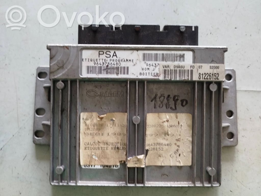 Peugeot 406 Engine control unit/module 