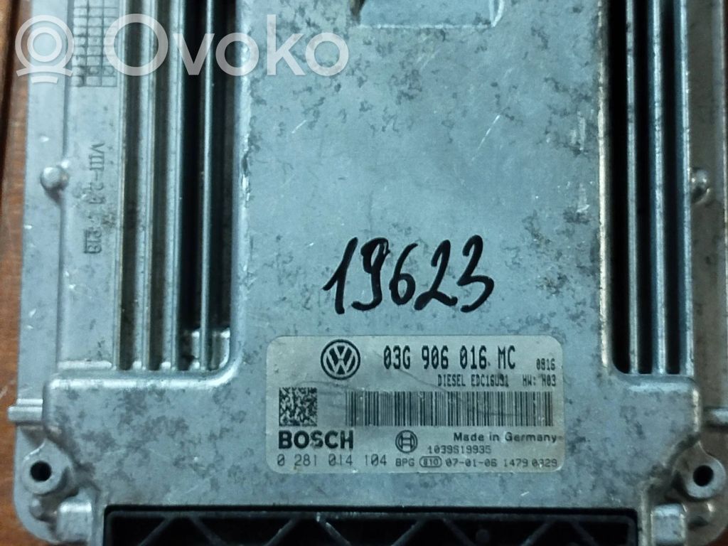 Peugeot 307 Engine control unit/module 