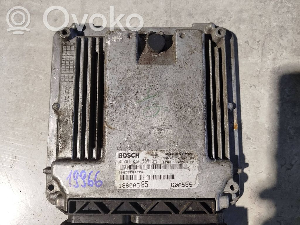 Engine control unit/module   0281014585,1860A585