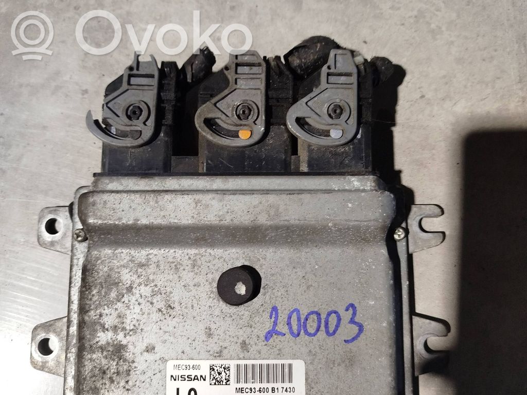 Nissan Qashqai Engine control unit/module 