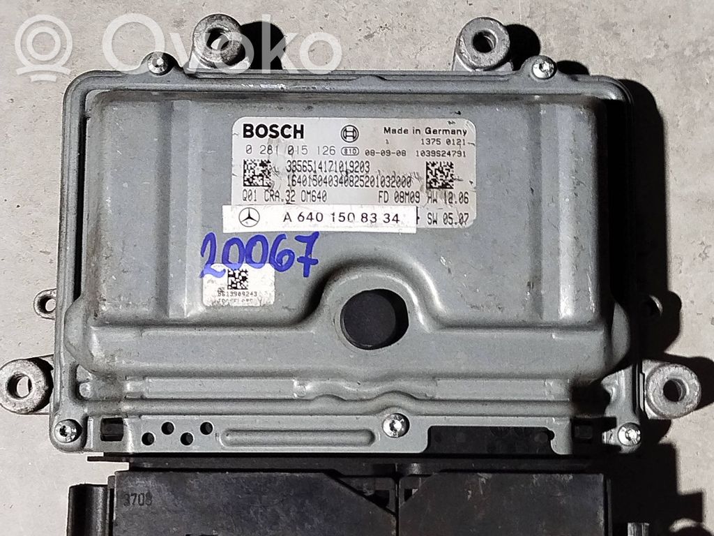 Mercedes-Benz B W245 Engine control unit/module 