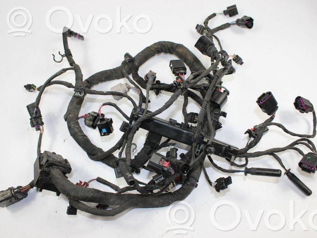 Audi A4 S4 B9 8W Проводка двигателя 