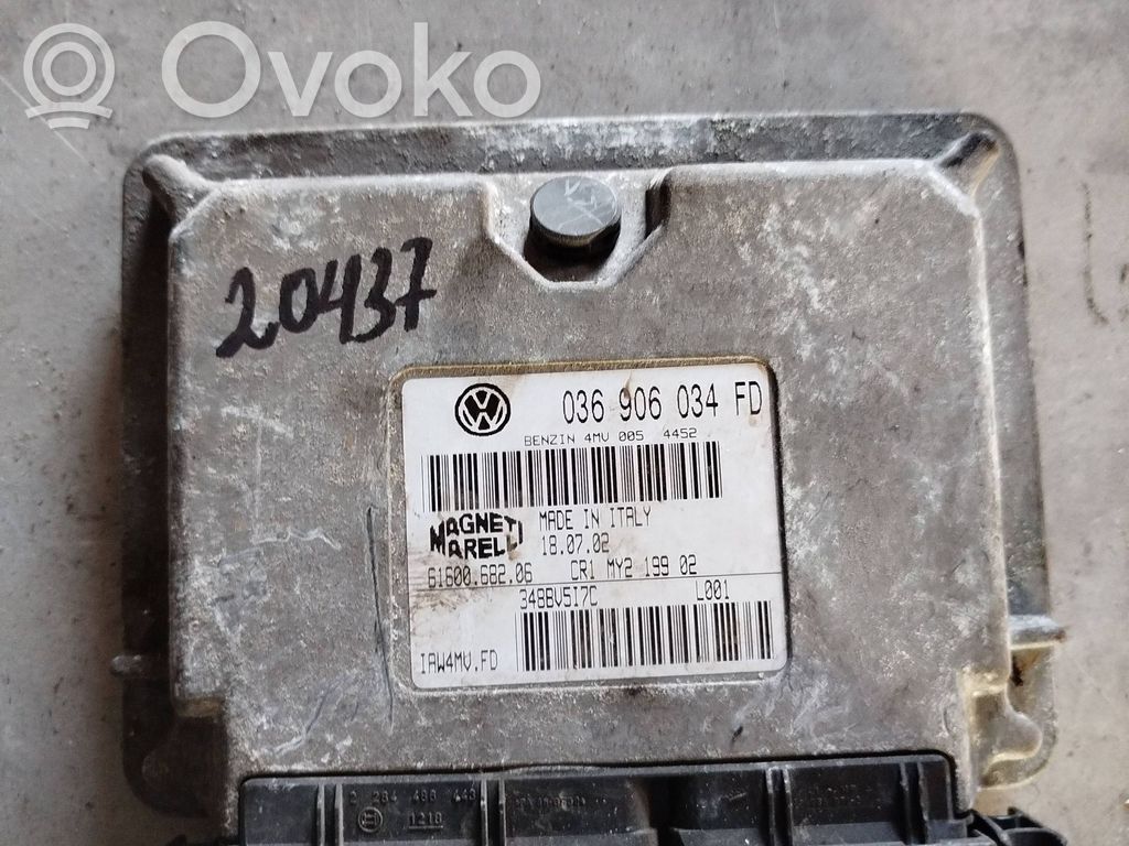 Volkswagen Polo III 6N 6N2 6NF Engine control unit/module 