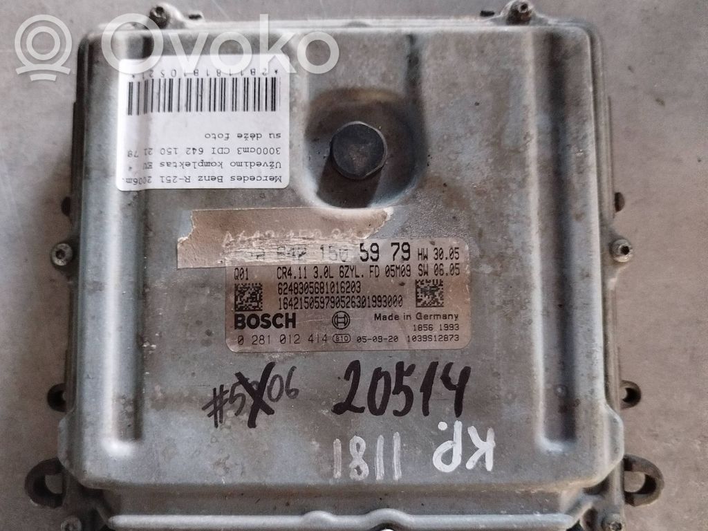 Mercedes-Benz ML W164 Engine control unit/module 