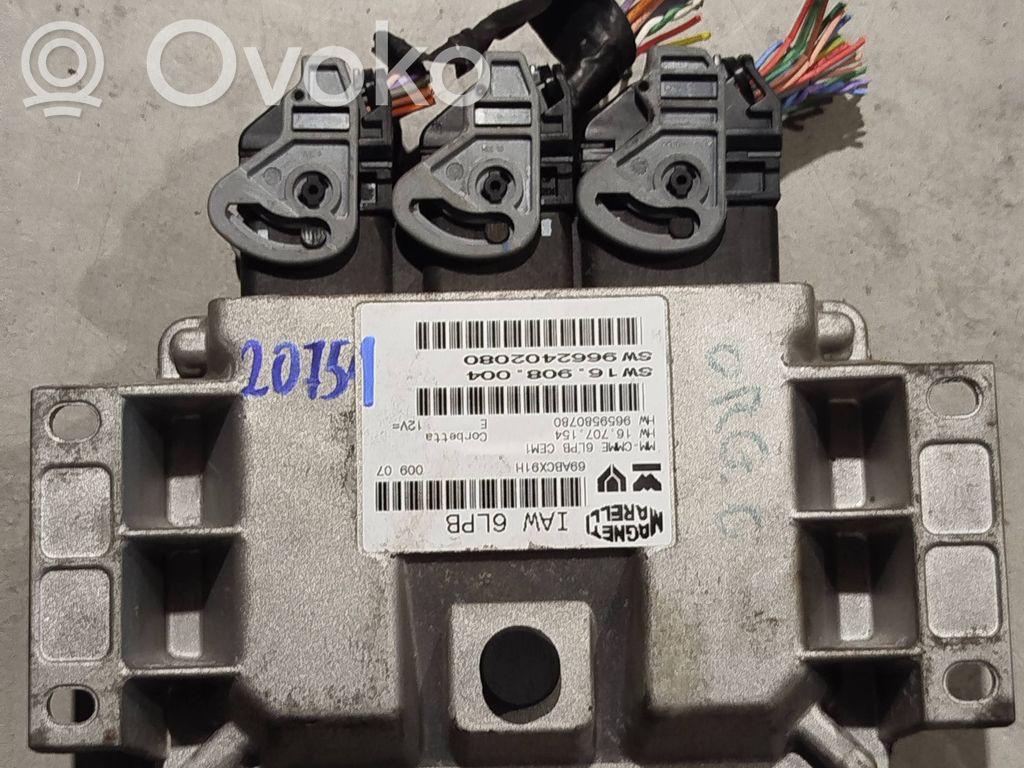 Citroen C4 I Picasso Engine control unit/module 