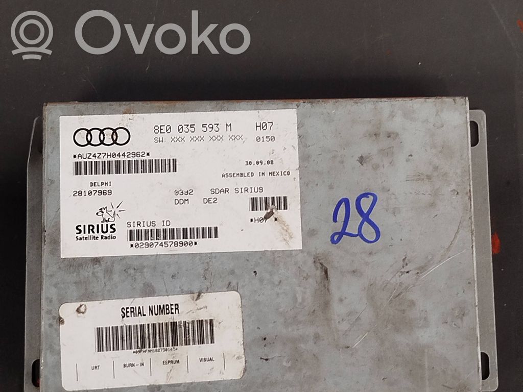Audi A3 S3 8P Head unit multimedia control 