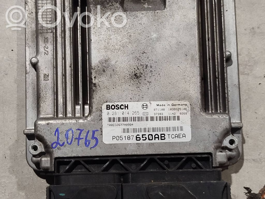 Chrysler Sebring (JS) Engine control unit/module 