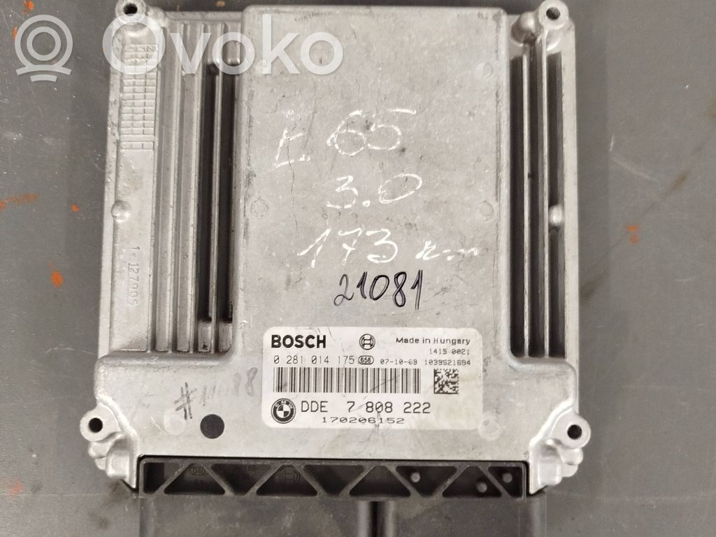 Engine control unit/module   7808222,0281014175