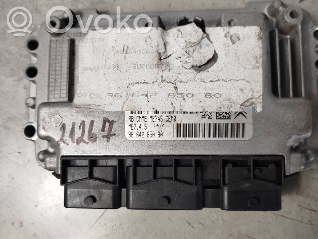 Citroen C4 I Engine control unit/module 