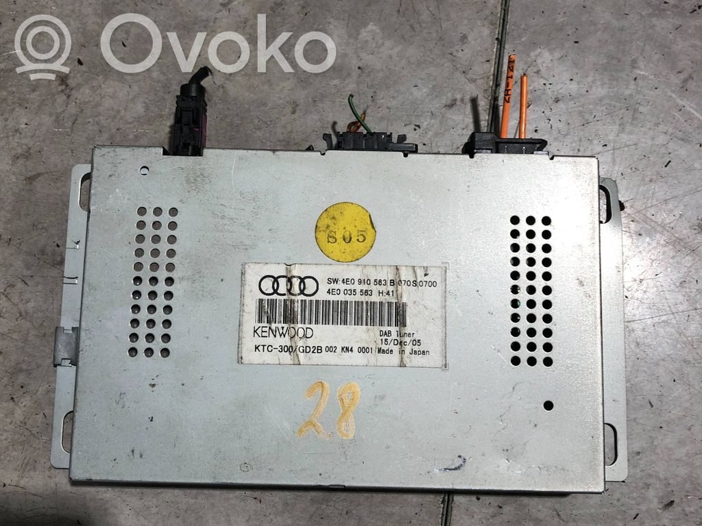 Audi A6 S6 C6 4F Antenos valdymo blokas 