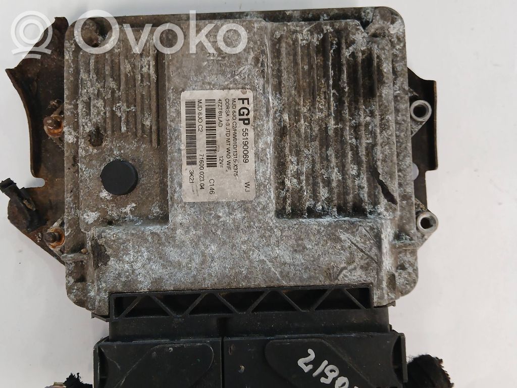 Opel Corsa C Engine control unit/module 