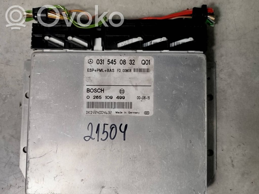 Mercedes-Benz C W203 ESP (stability system) control unit 