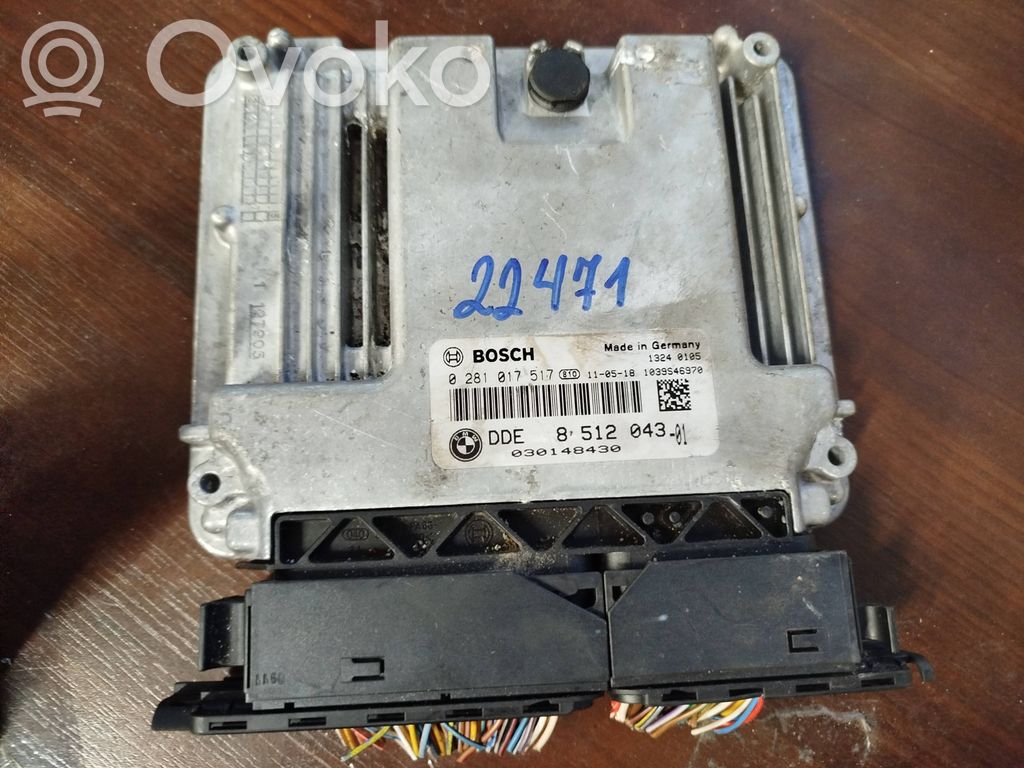 BMW 3 E90 E91 Engine control unit/module 