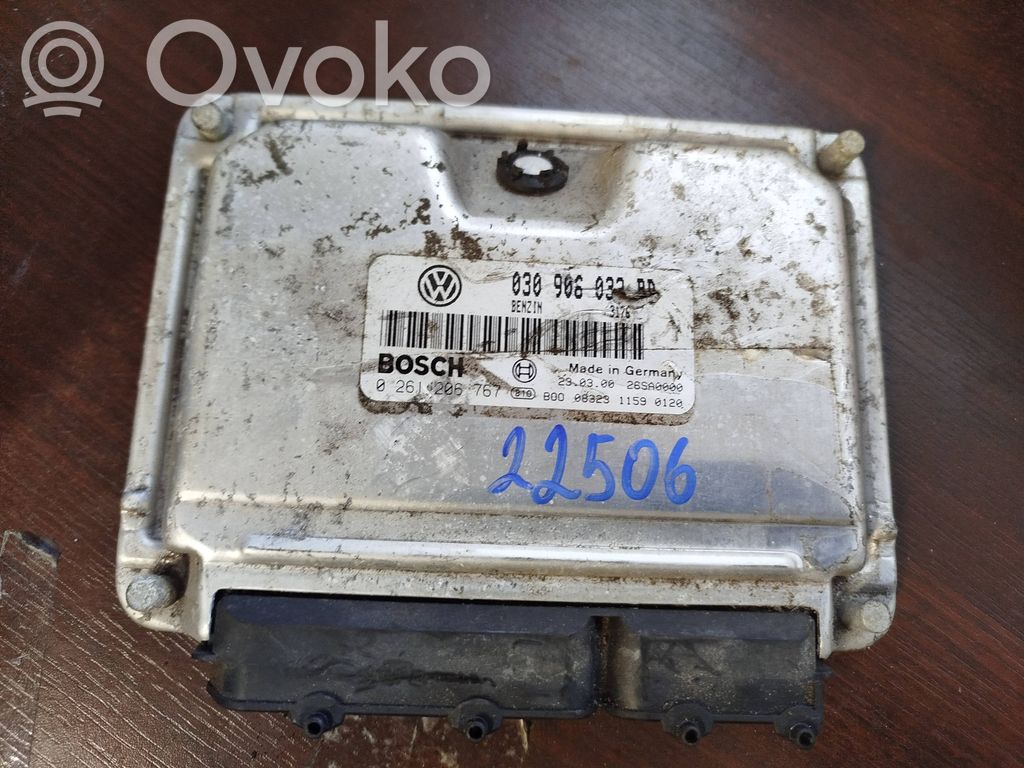 Engine control unit/module   030906032BD,0261206767