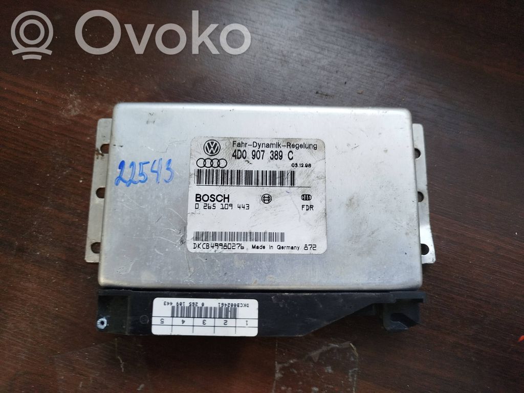 Audi A8 S8 D2 4D ESP (stability system) control unit 