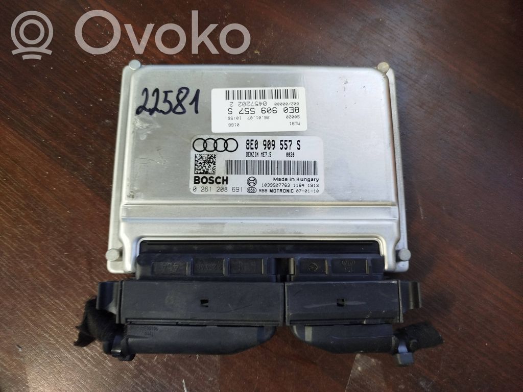 Engine control unit/module   8E0909557S,0261208691