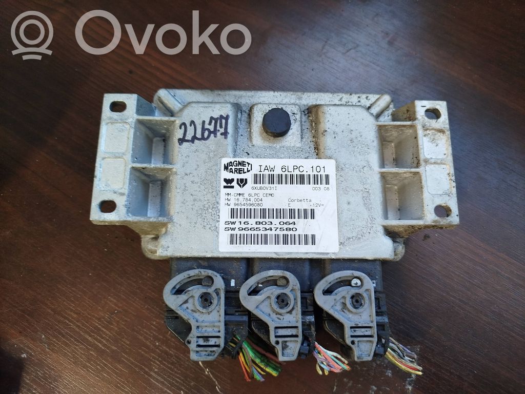 Engine control unit/module   9665347580,9654596080