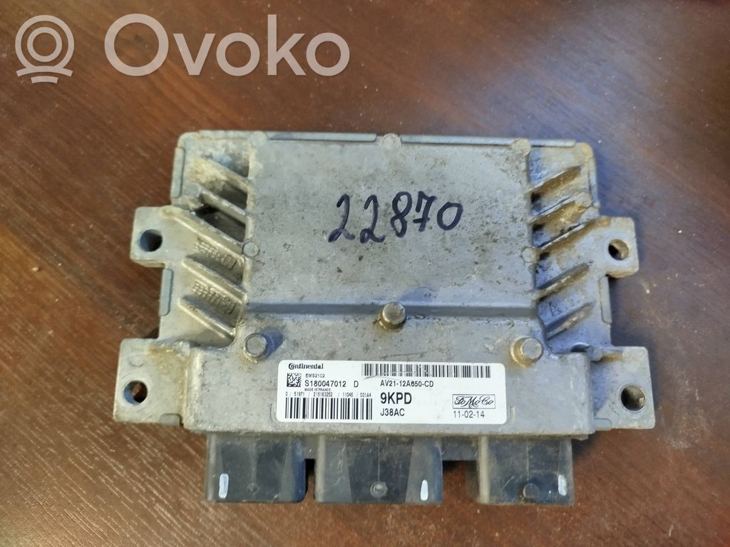 Ford Fiesta Engine control unit/module 