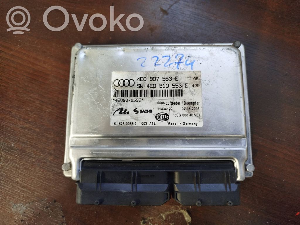 Audi A8 S8 D3 4E Suspension control unit/module 