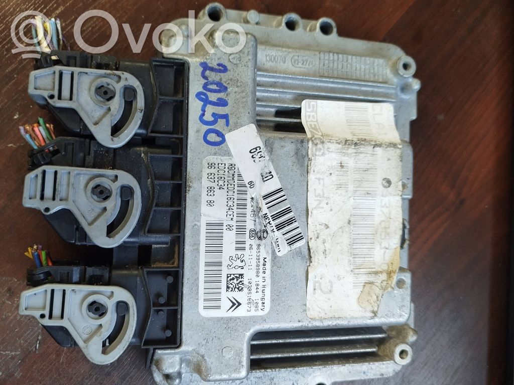 Peugeot 207 Unidad de control/módulo del motor 