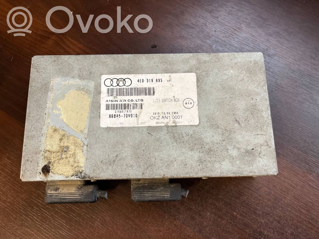 Audi A6 S6 C6 4F GPS navigation control unit/module 