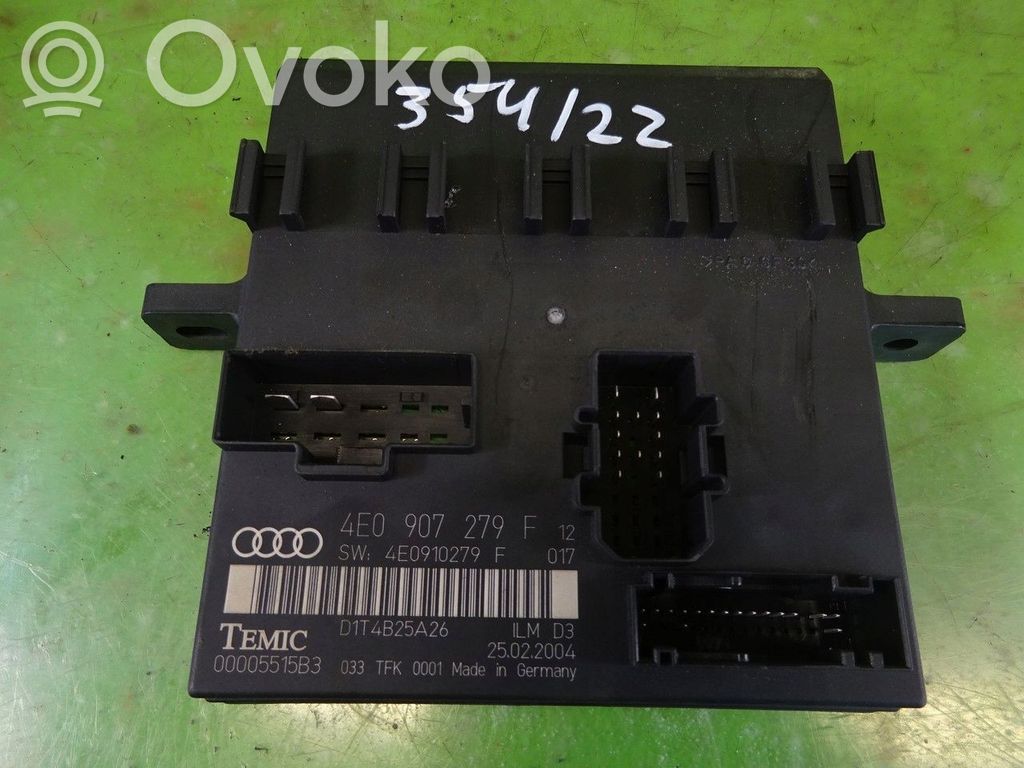 Audi A8 S8 D3 4E Xenon control unit/module 