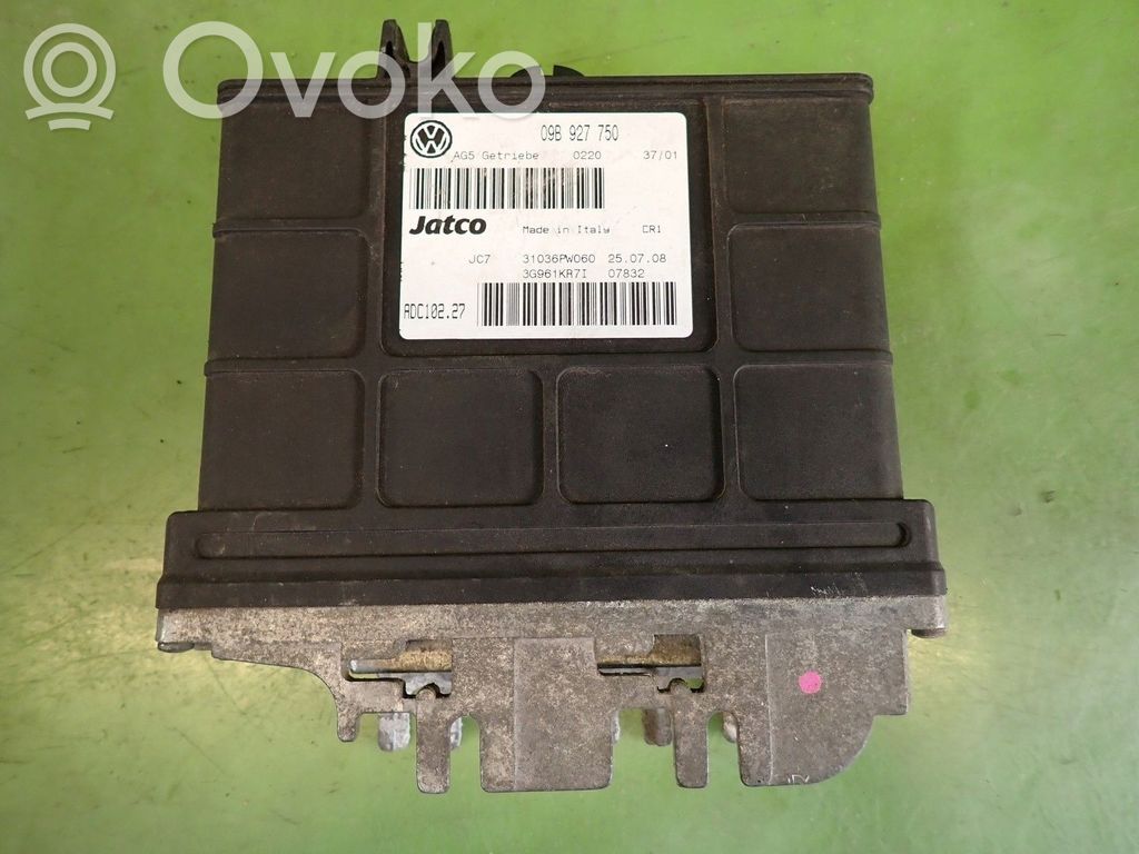 Autres unités de commande / modules   09B927750