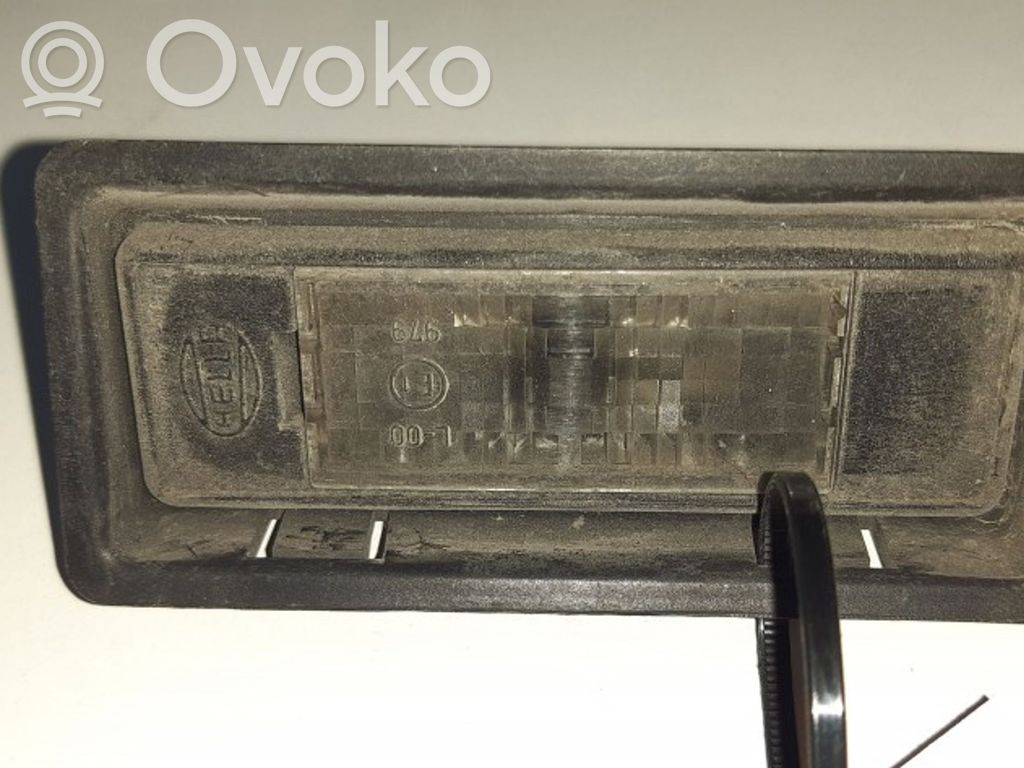 Peugeot 307 Lampa oświetlenia tylnej tablicy rejestracyjnej 
