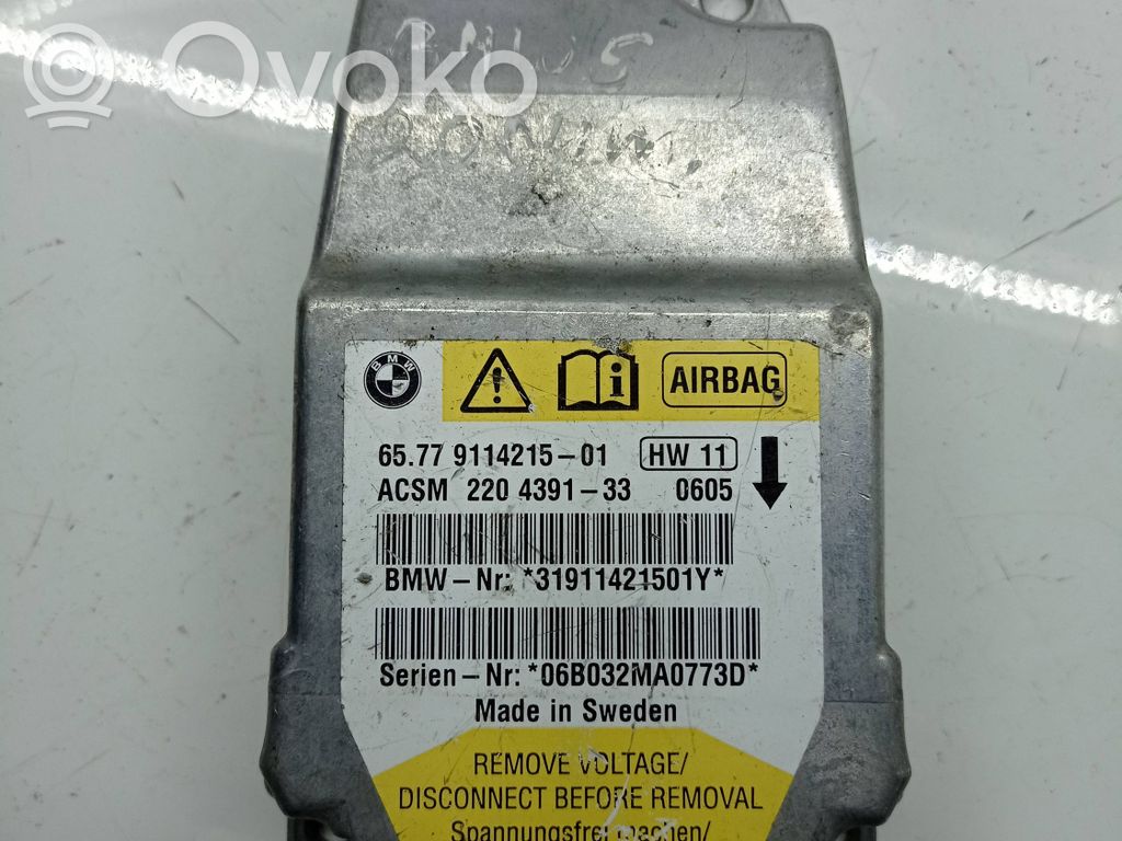 BMW 5 E60 E61 Airbag control unit/module 