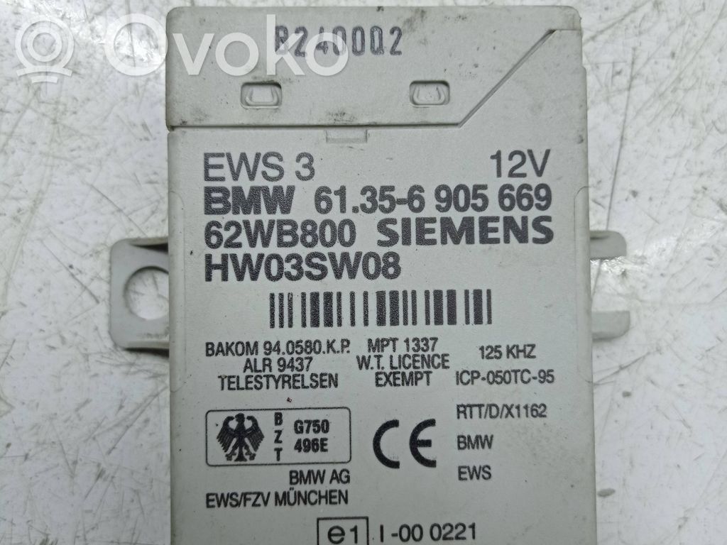 Immobilizer control unit/module   6905669